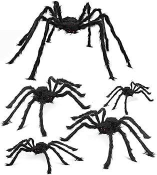 クモ型フィギュア 黒・紫 装飾帽子付き クモ型フィギュア 黒・紫 装飾