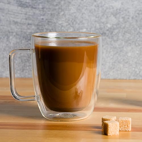 Vista 26 de Brod & Taylor Vasos de vidrio espresso con aislamiento de doble pared (juego de 2, 2 onzas / 2.0 fl oz)