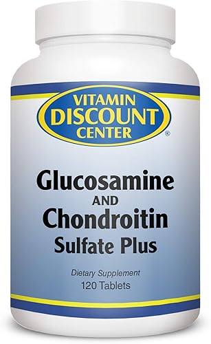 Vitamina Descuento CenterLa glucosamina y sulfato Chondroitin Plusproporciona Conjunto de Apoyo y puede aliviar dolor120tabletas