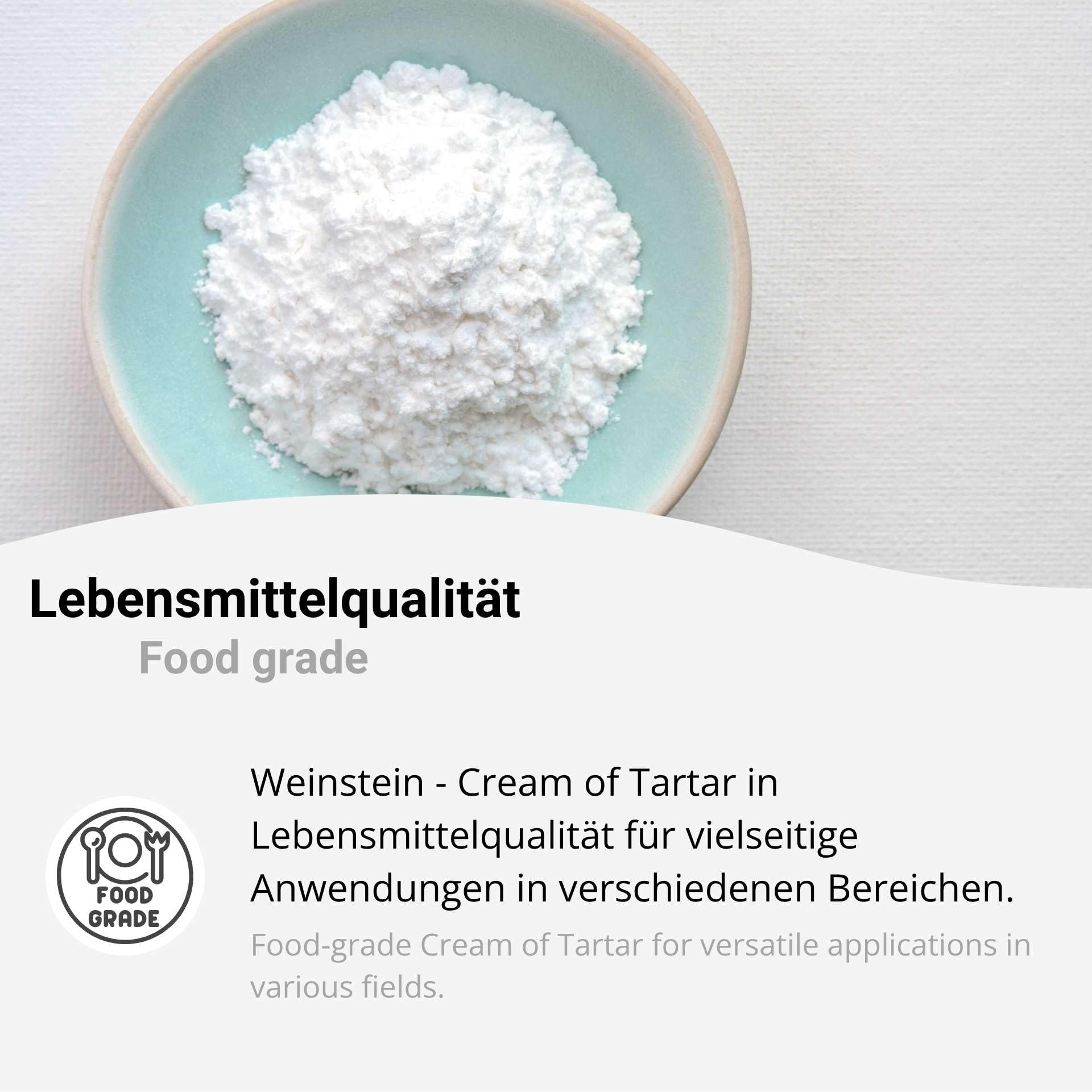 Weinstein 25kg Cream of Tartar Baiser Kaliumtartrat