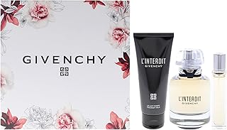 LInterdit by Givenchy for Women - 3 Pc Gift Set 2.7oz EDP Spray, 0.42oz EDP Spray, 2.5oz Body Milk