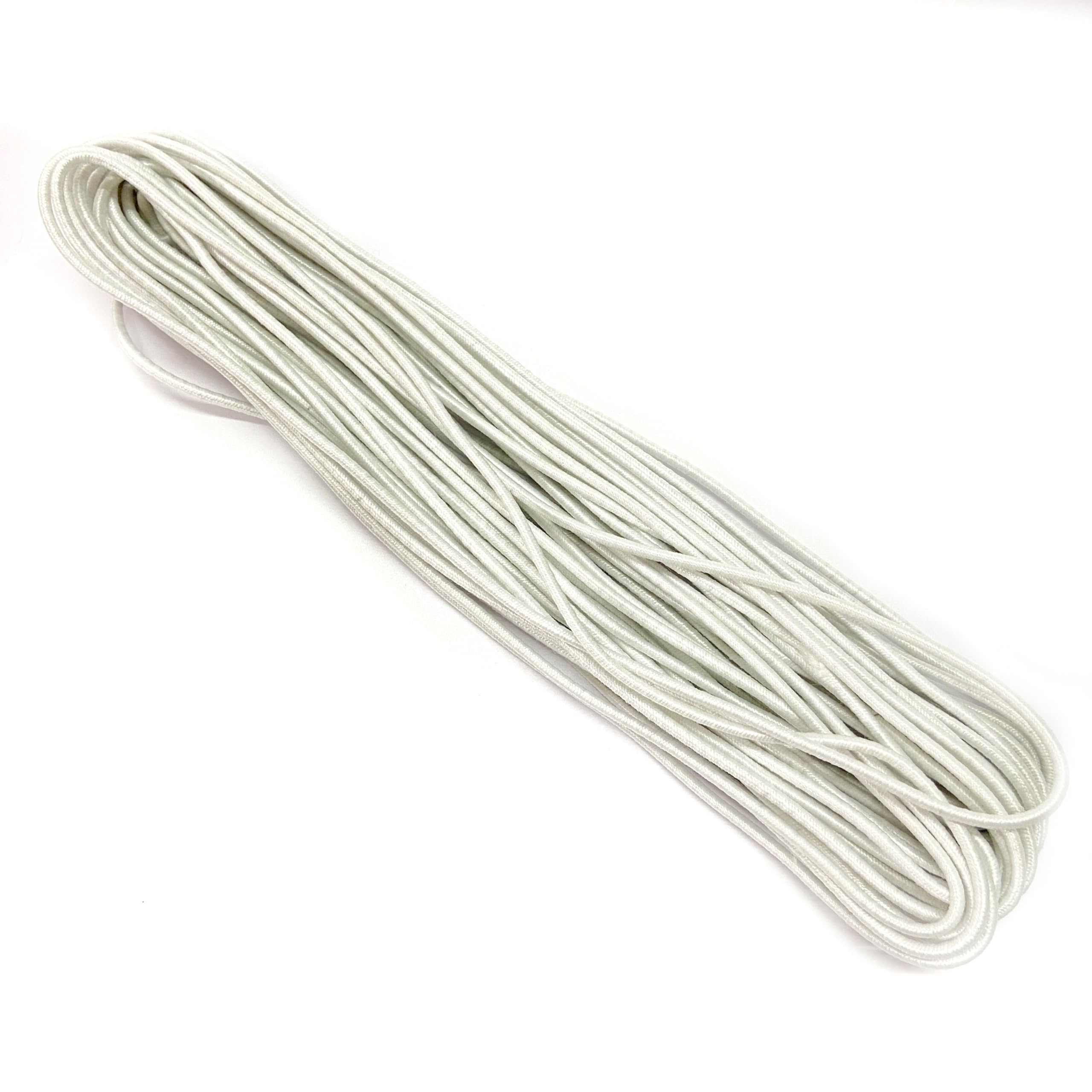 Ushaworks 3MM Elastic Thread for Bracelet,Crafting Thread for Jewelry Making, Bracelets Making, & Embroidery Work. White (12 mtr)-image-38
