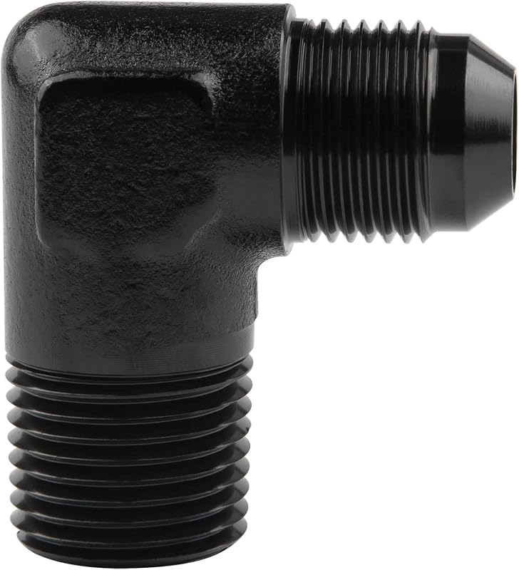 Adaptador de conexão 8AN para 1/2" NPT macho EVIL ENERGY em alumínio – Cotovelo 90°