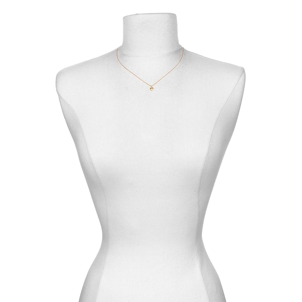 RIZILIA Herz-Anhänger Mit Ozean-CZ & 45cm Kette | Eleganter Schmuck In Weißgold | Modernes Herz-Design