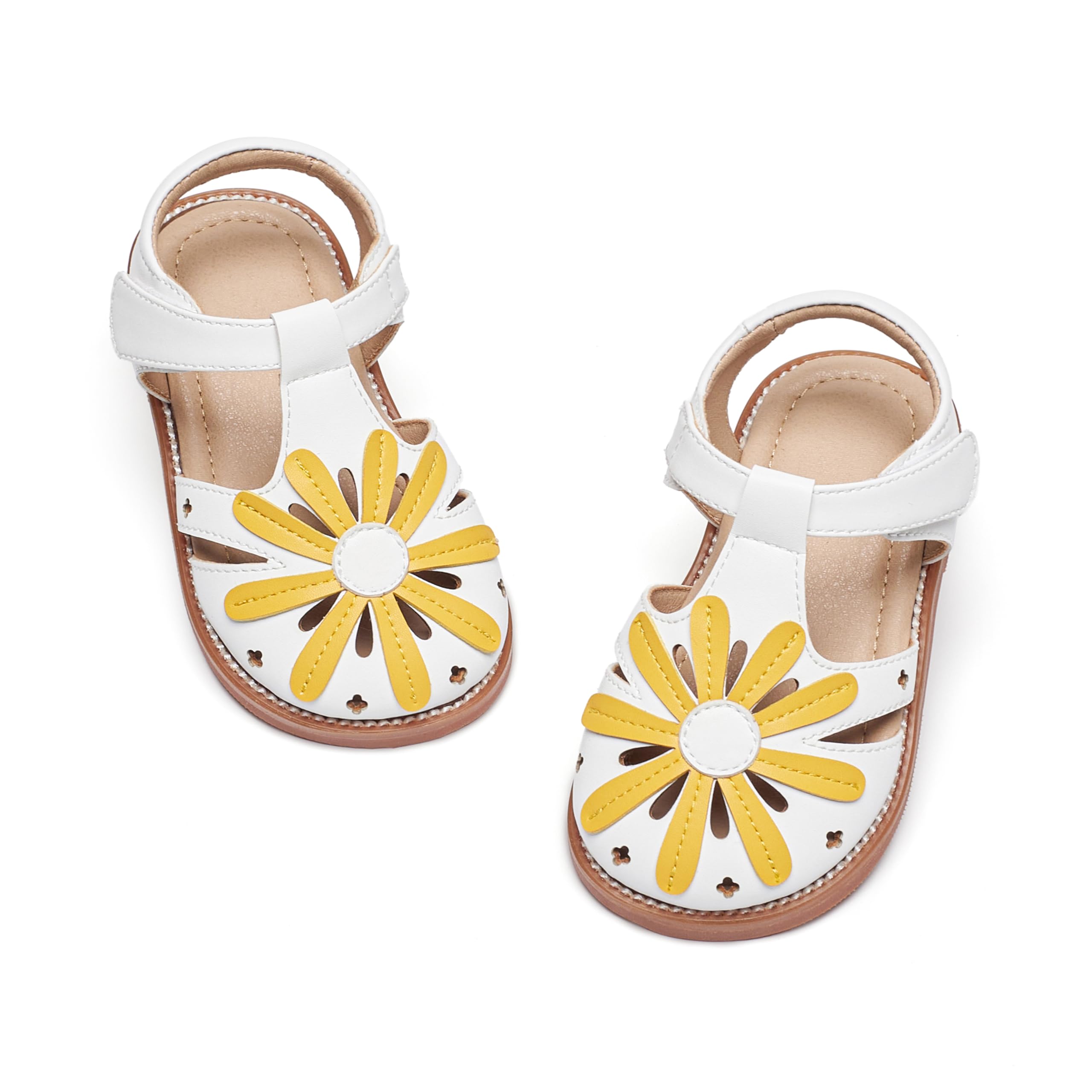 Kiderence Toddler Girls Sandals Little Girls Kids Summer Shoes Toddler Sandals