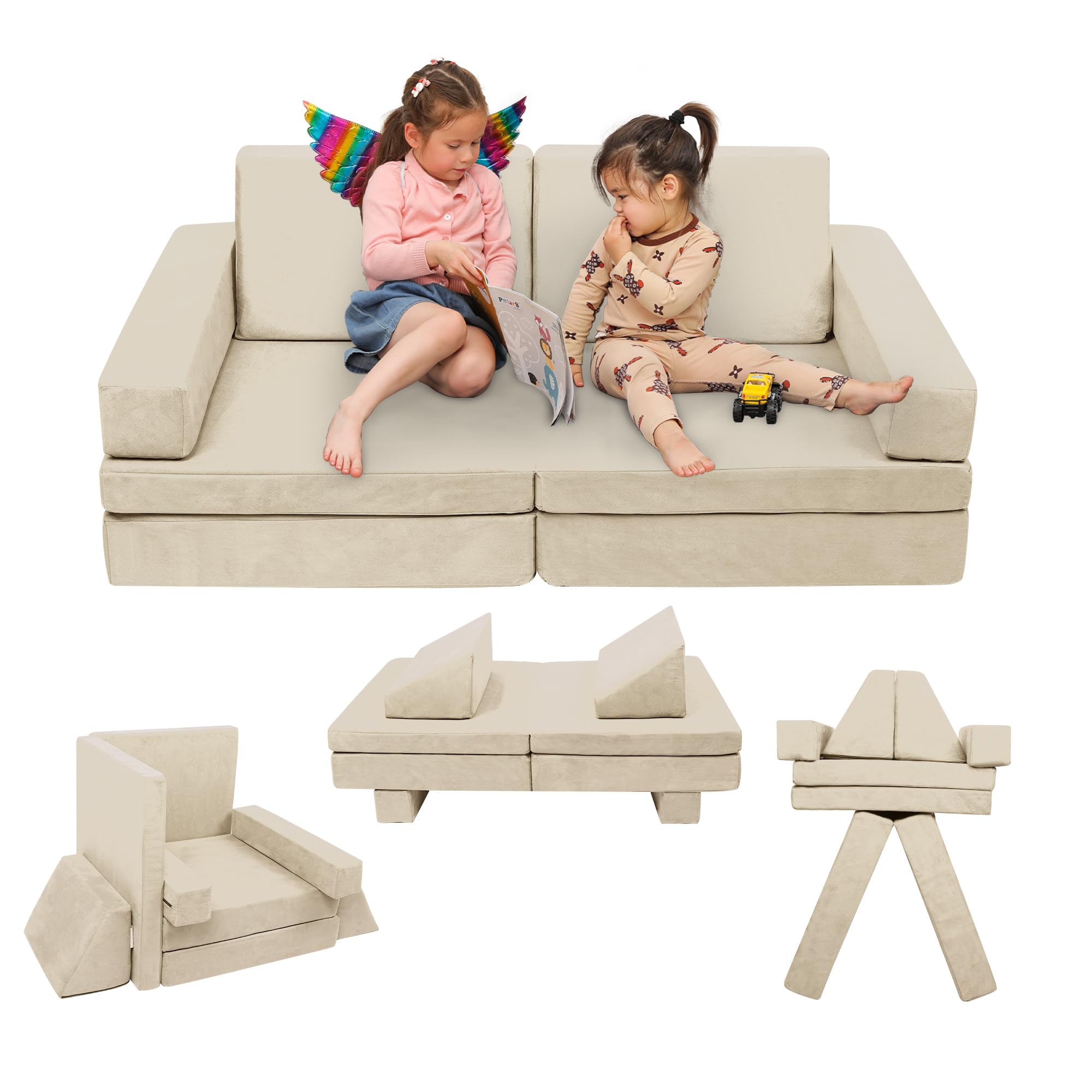 Amazon.com: Betterhood Modular Kids Play Couch, Kids Couch