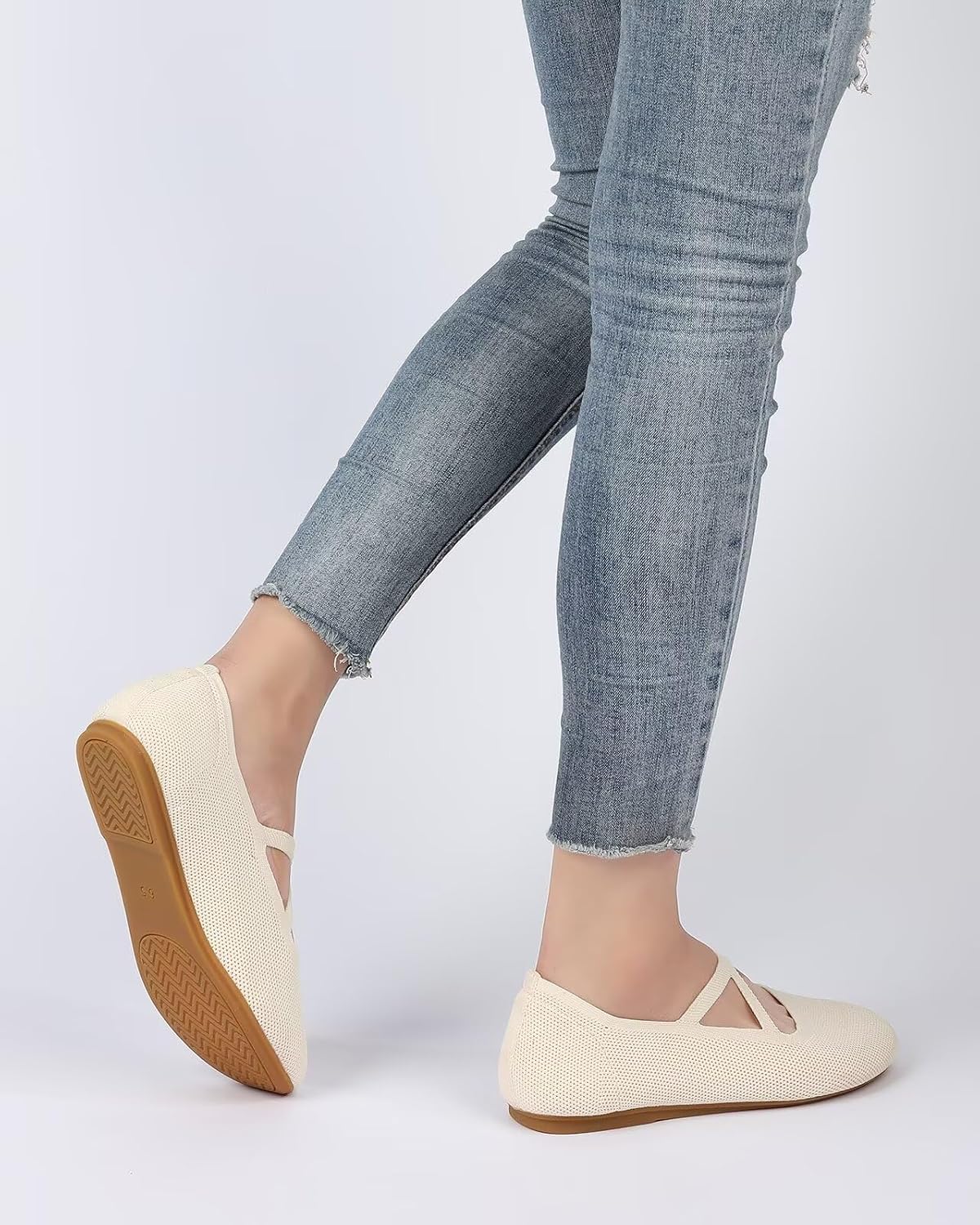 Women's Round Toe Shoes Mary Jane Ballet Flats