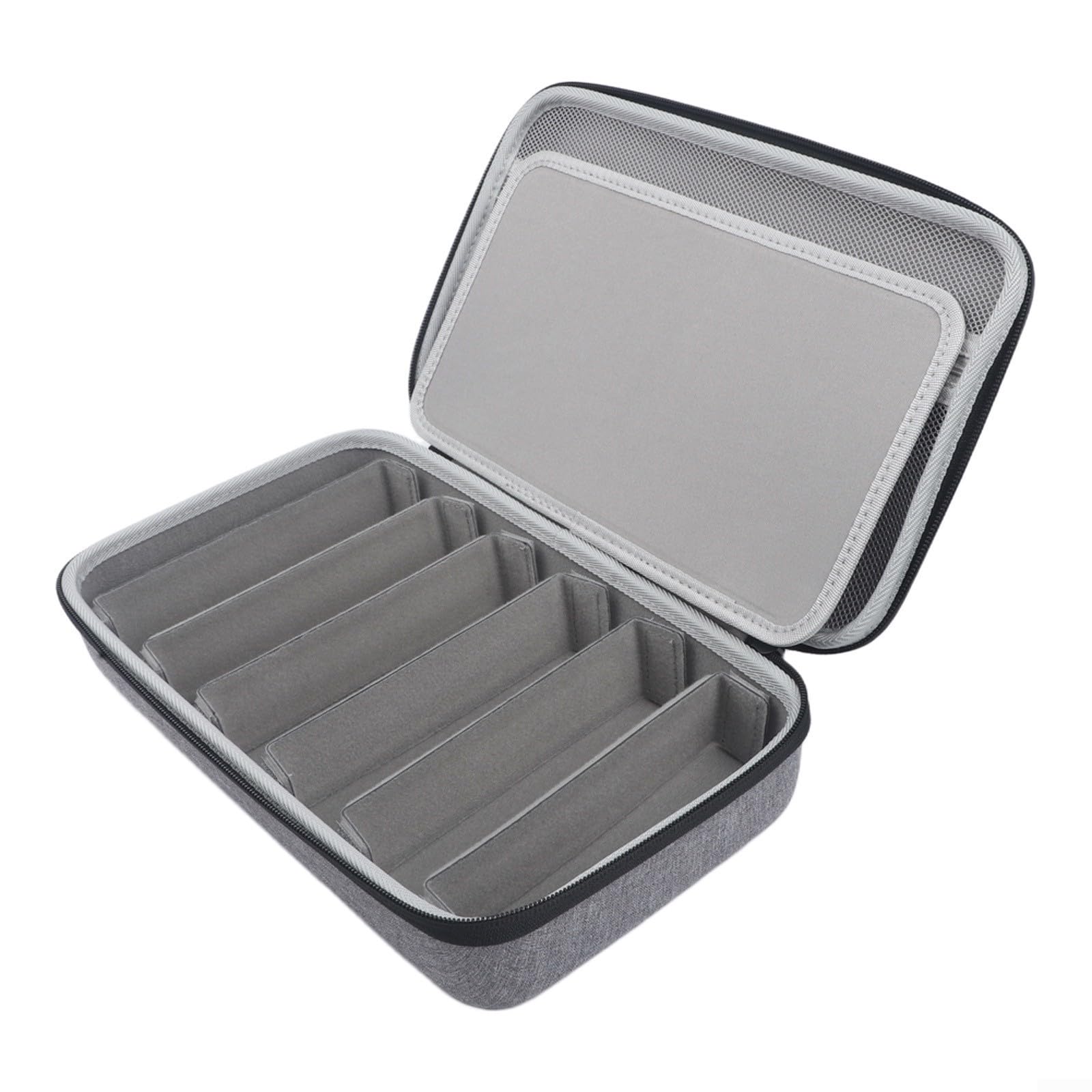 Étui de voyage portable pour lunettes de soleil avec emplacements réglables pour s'adapter à plusieurs paires de lunettes de protection EVA extérieur compact dimensions appropriées