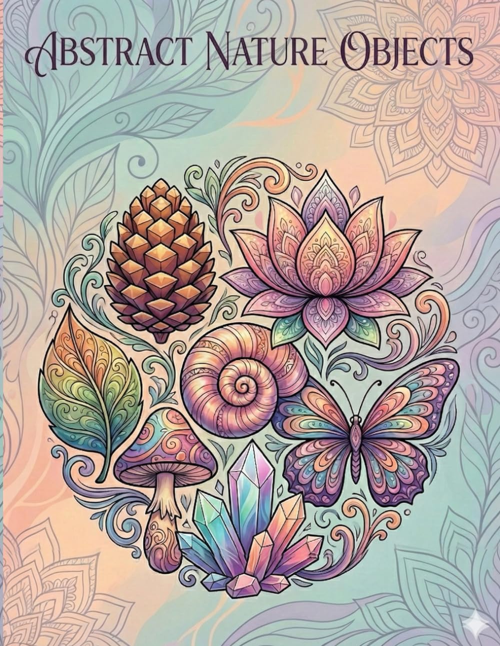 Abstract Nature Objects: An Adult Coloring Book (Adult Coloring Books - Abstract)