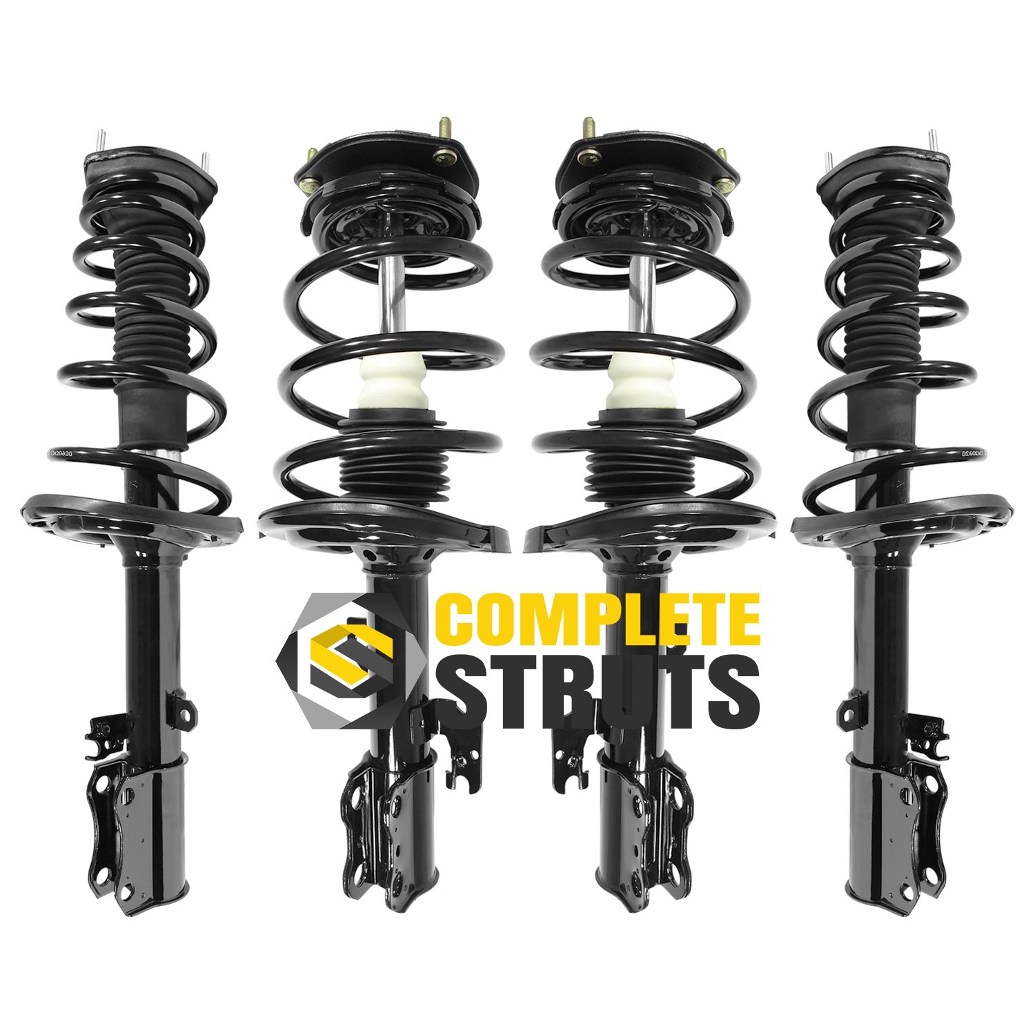 COMPLETESTRUTS - Front & Rear Complete Strut Assemblies with Coil Springs Replacement for 2004-2006 Toyota Camry - Set of 4