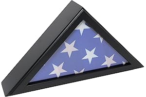 American Flag Display Case Black