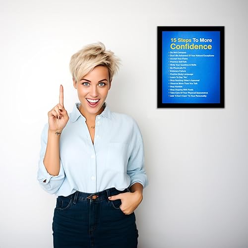 Miniatura 5 de 15 Steps For Confidence- Motivational Wall Art Decor, This Positive Affirmations Print Is An Inspirational Decor for Home, Office, Classroom Signs,