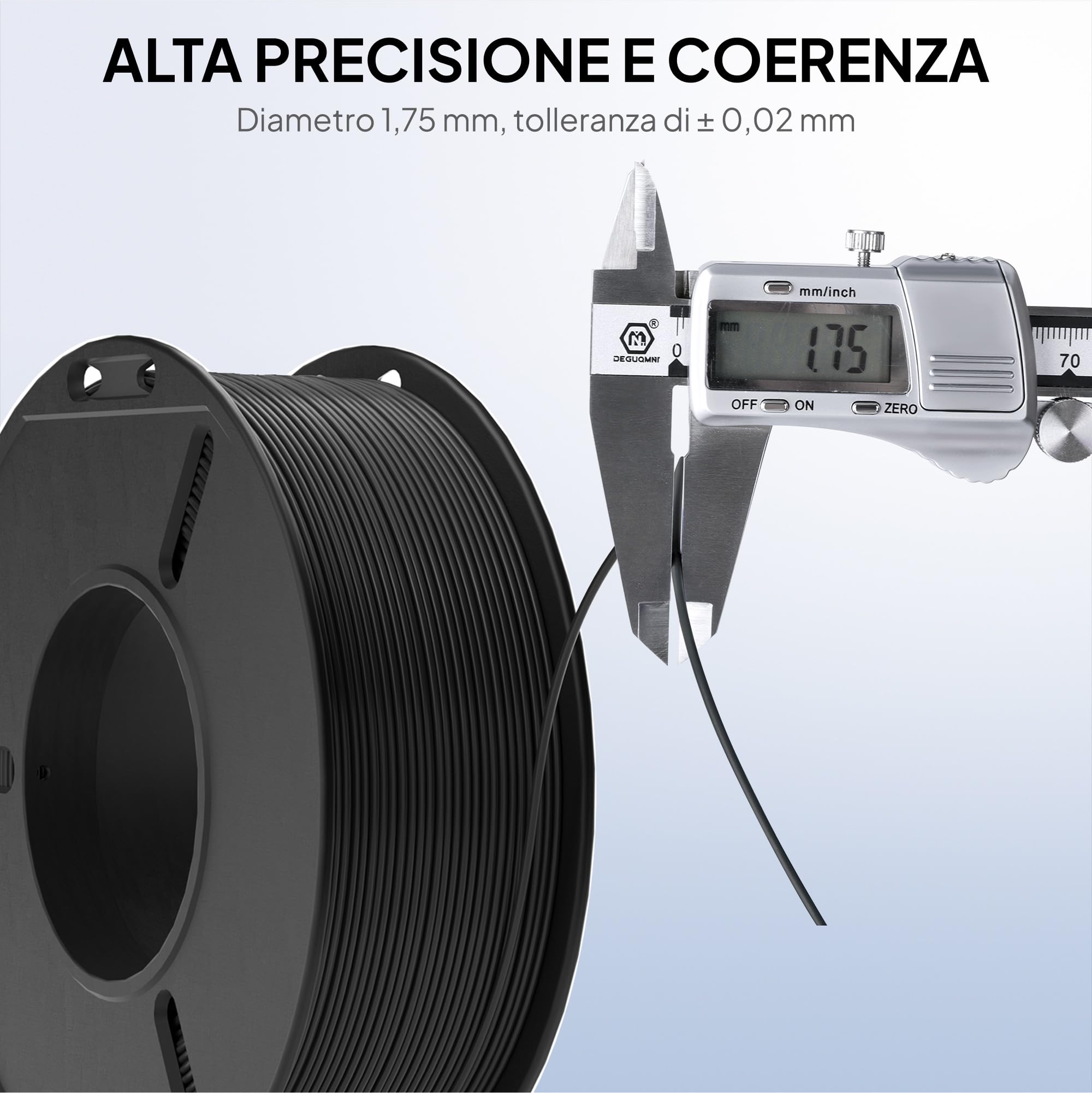 ELEGOO Filamento PLA+ 1.75 mm Multicolore Set da 8 bobine da 250 g, Filamento PLA Plus per Stampante 3D, Precisione Dimensionale +/- 0.02 mm, Filamento per La Maggior Parte delle Stampanti 3D