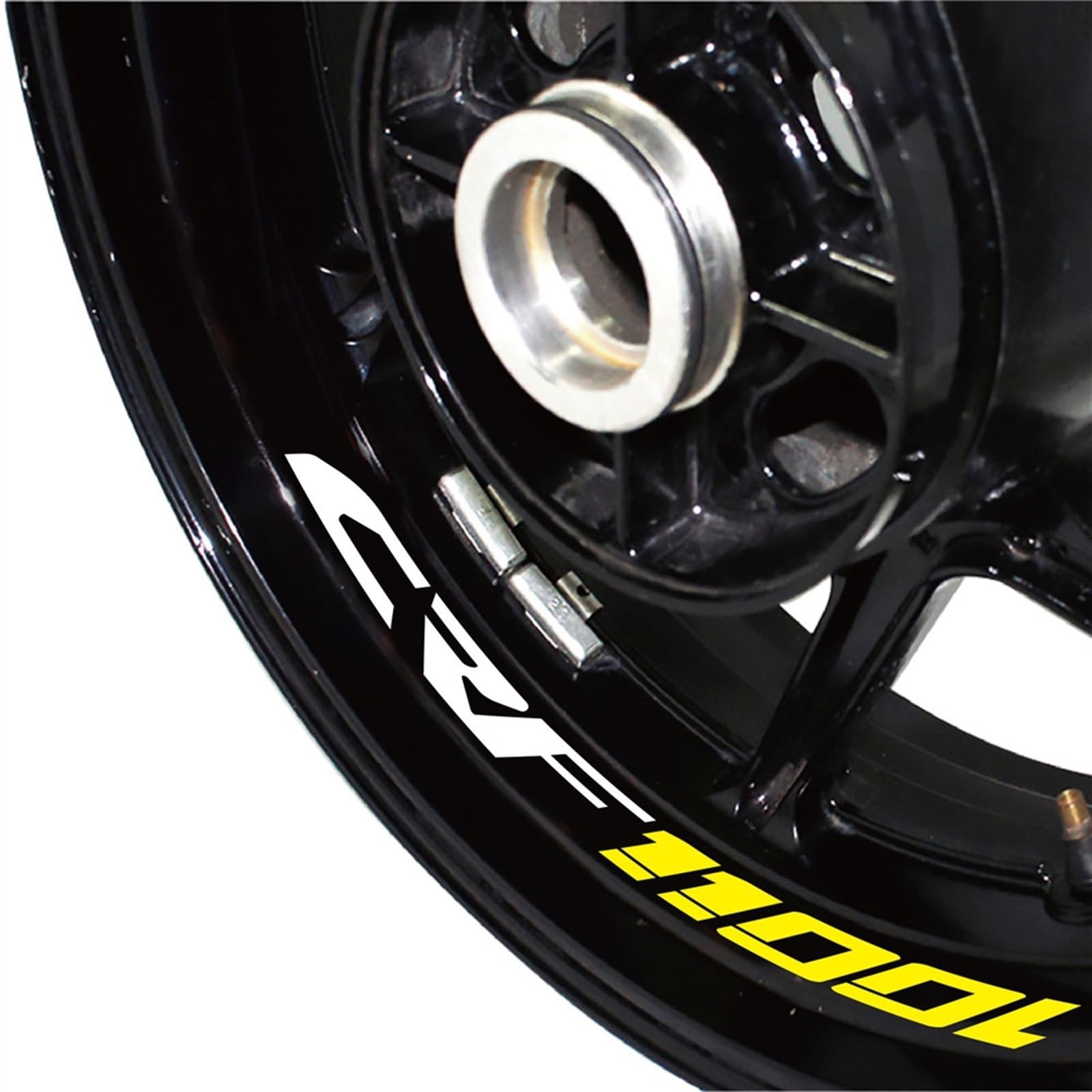 Motorcycle Wheel Stickers Decorated Reflective Decals Case Waterproof for Africa-Twin CRF1100L Crf 1100l Decorative(Color6)