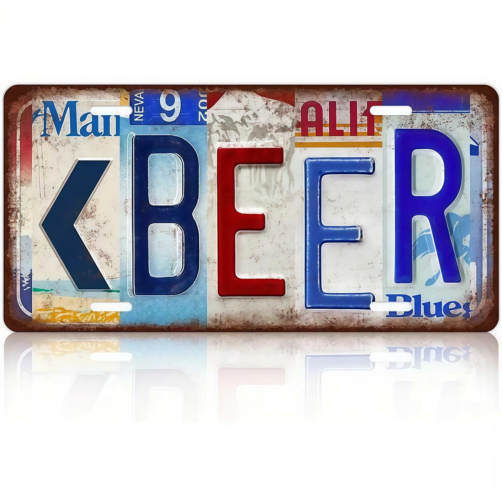 Tivleed Bar Sign, Bar Signs for Home, Man Cave Vintage Metal Sign Wall Art for Pub Decor Club, Retro Home Accessories 15.5x30.7cm (A-30.7 * 15.5CM)