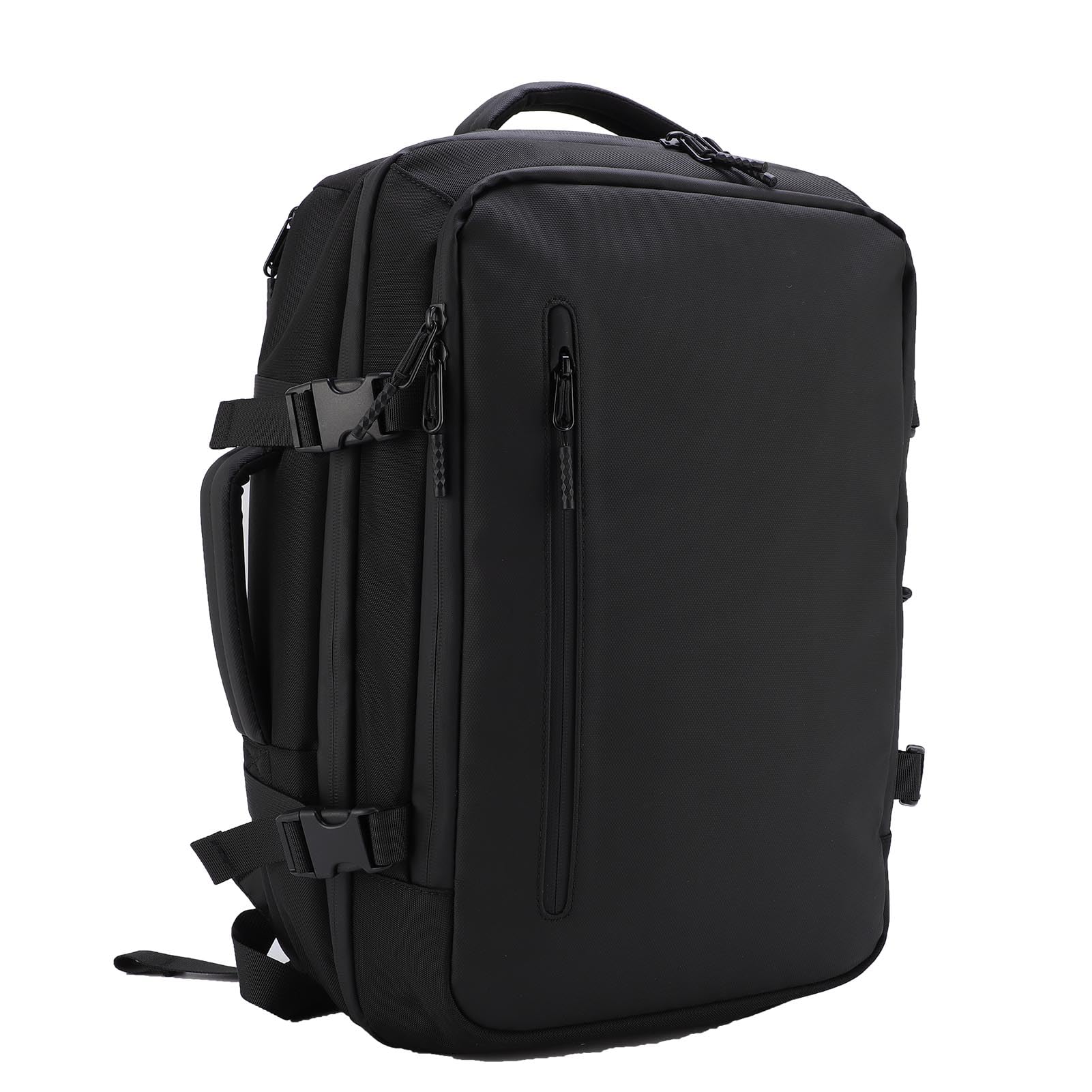 PVC Oxford -Rainfish Viopum Compression Zackpack per Viaggiatori D'affari per Laptop da 17,3 Pollici (BLACK)