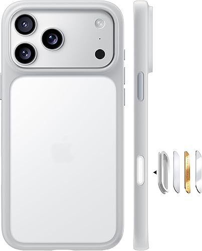 Miniatura 16 de TORRAS - Funda a prueba de golpes para iPhone SE 2022/iPhone SE 2020/iPhone 7, certificado de caída militar, parte trasera dura, semitransparente,