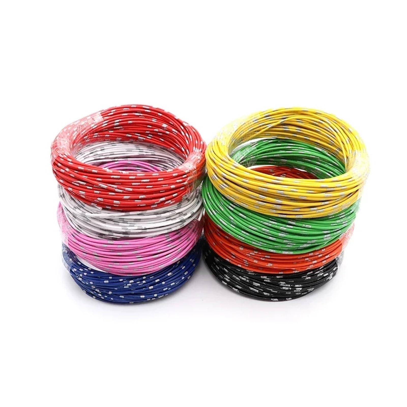 Filo for Auto da 10 m Linea Sottile in PVC Isolante in Rame Puro 22/20/18/16/14/13 AWG Cavo Audio for Altoparlanti Cavi automobilistici(Black 10 Meters,13AWG Sq2.5mm)