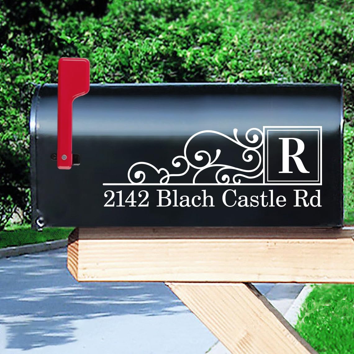 Personalized Mailbox Decal, Reflective Mailbox Numbers, Last Name decal, Address and Street Name, Self Adhesive, Vinyl Sticker