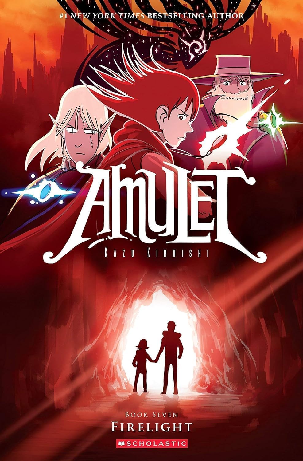 Amulet Series Graphic Novels 8 Books Collection Set By Kazu Kibuishi (The Stonekeeper,Stonekeeper's Curse,Cloud Searchers,Last Council, Prince of the Elves, Escape From Lucien, Firelight, Supernova) - Image 8