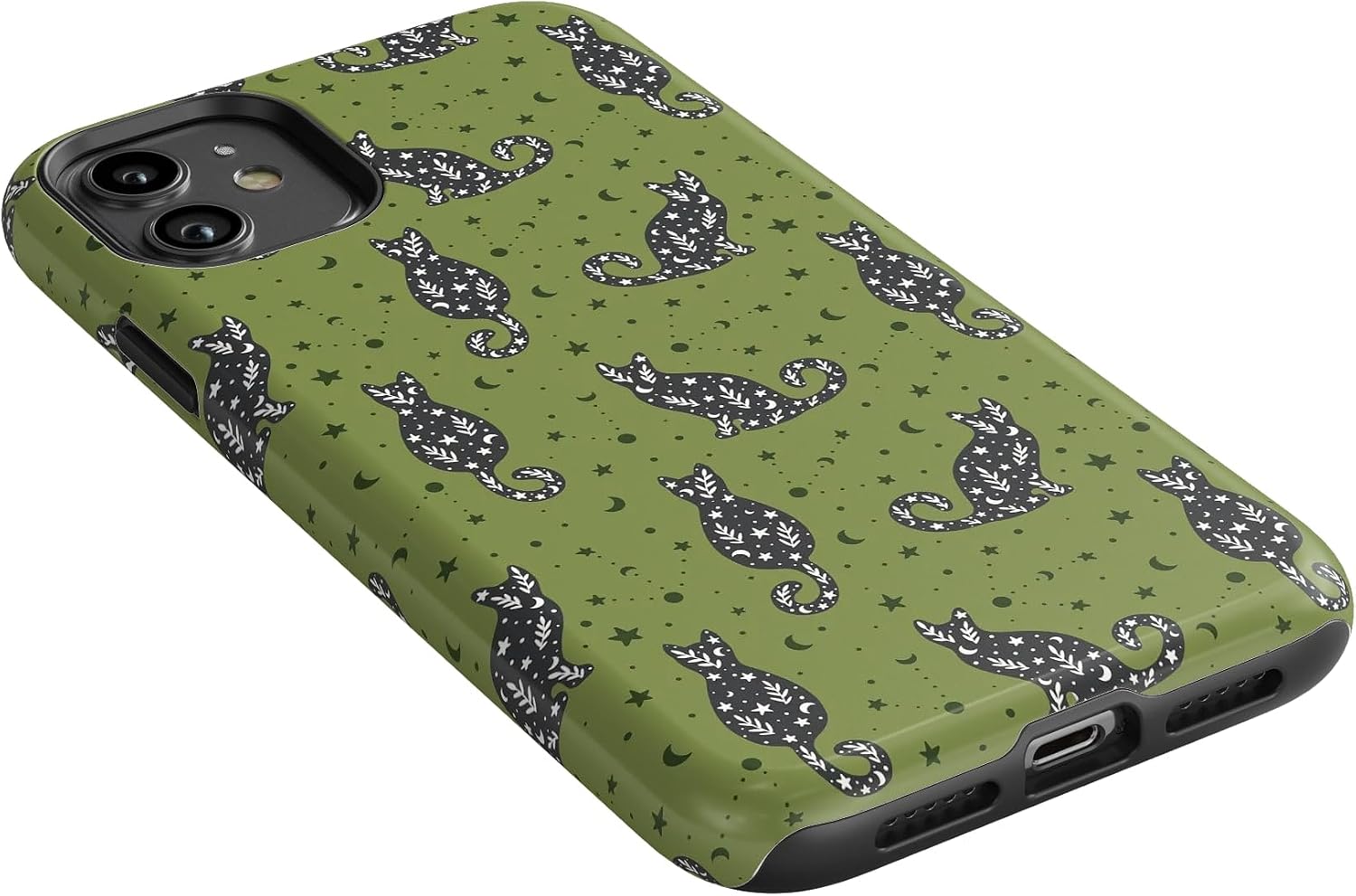 Casely iPhone 11 Case | Sabrina's Bestie | Black Cats | Essential Slim Dual-Layer Protective Design