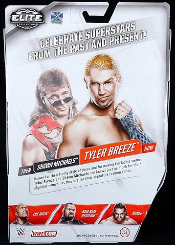 Miniatura 2 de WWE, Elite Collection Then Now Forever, figura de acción exclusiva de Tyler Breeze
