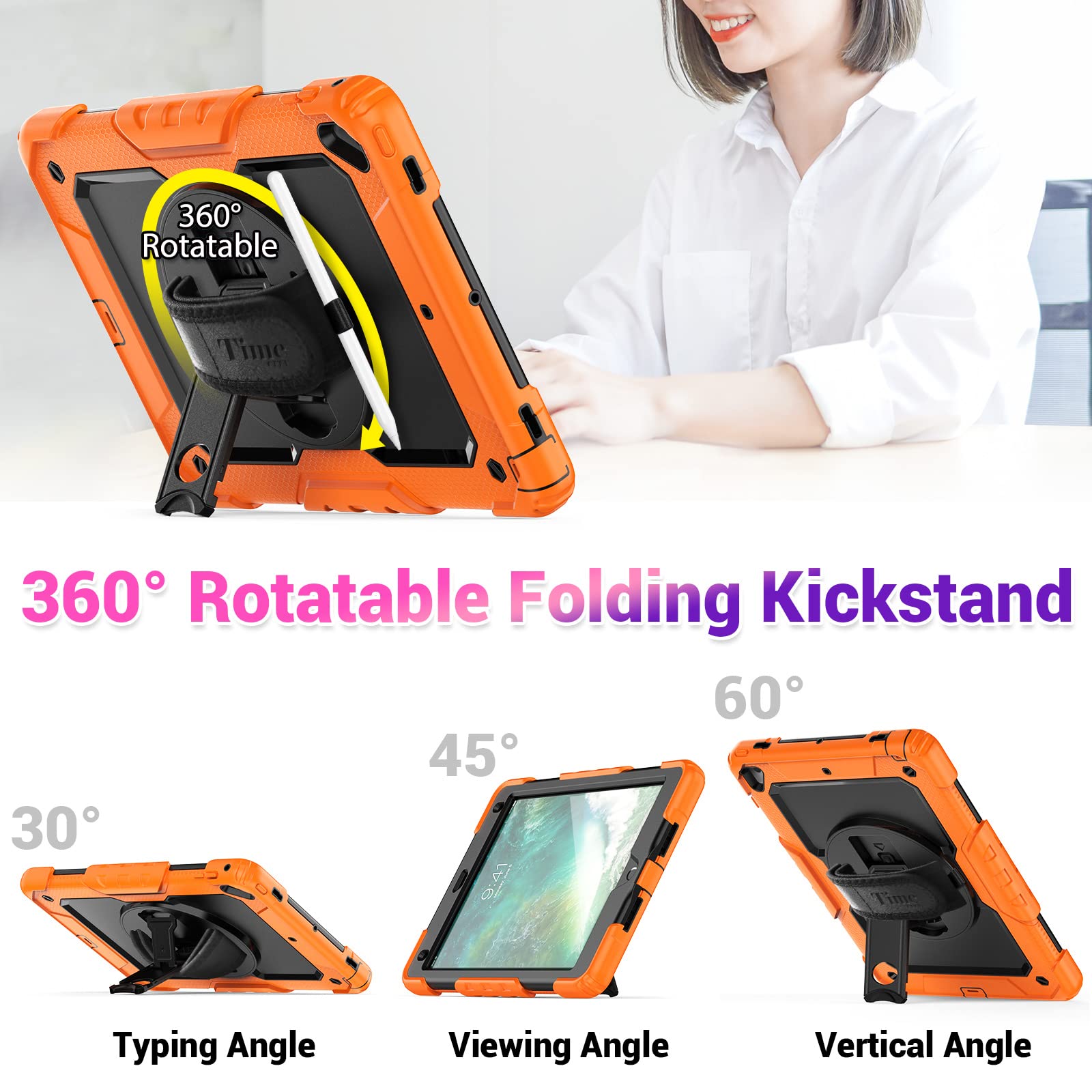 Custodia Timecity per iPad 9.7 (iPad Air 2 / iPad 6a / iPad 5a
