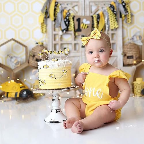 Miniatura 6 de 30 piezas de adornos para cupcakes de abejorro, pequeñas figuritas de resina, adornos para pasteles de abeja, Oh Babee, decoraciones para pasteles