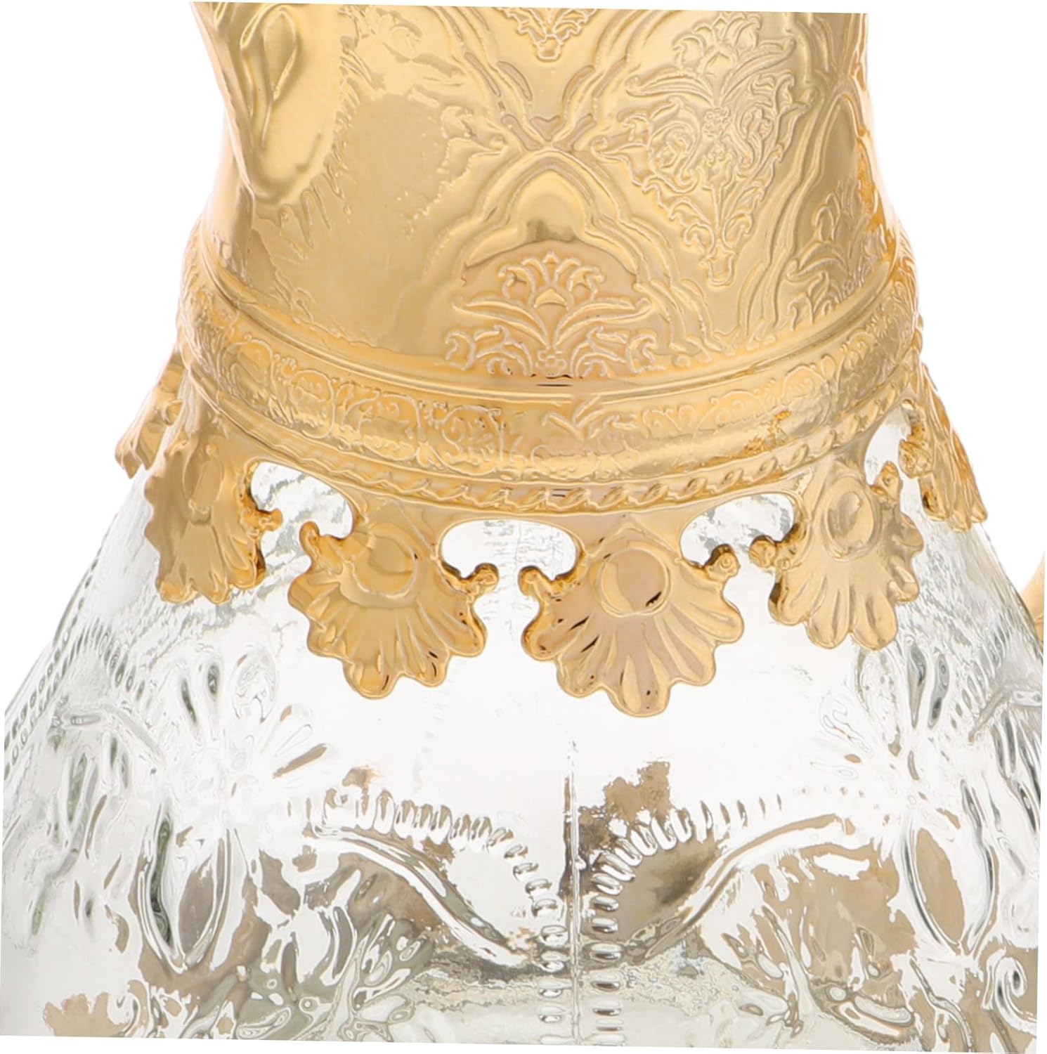 Zerodeko Arabic Carafe Stylish Middle Eastern Design for Cold Beverages Heat Cold Resistant Water Jug for Parties Camping Tea Juice and More