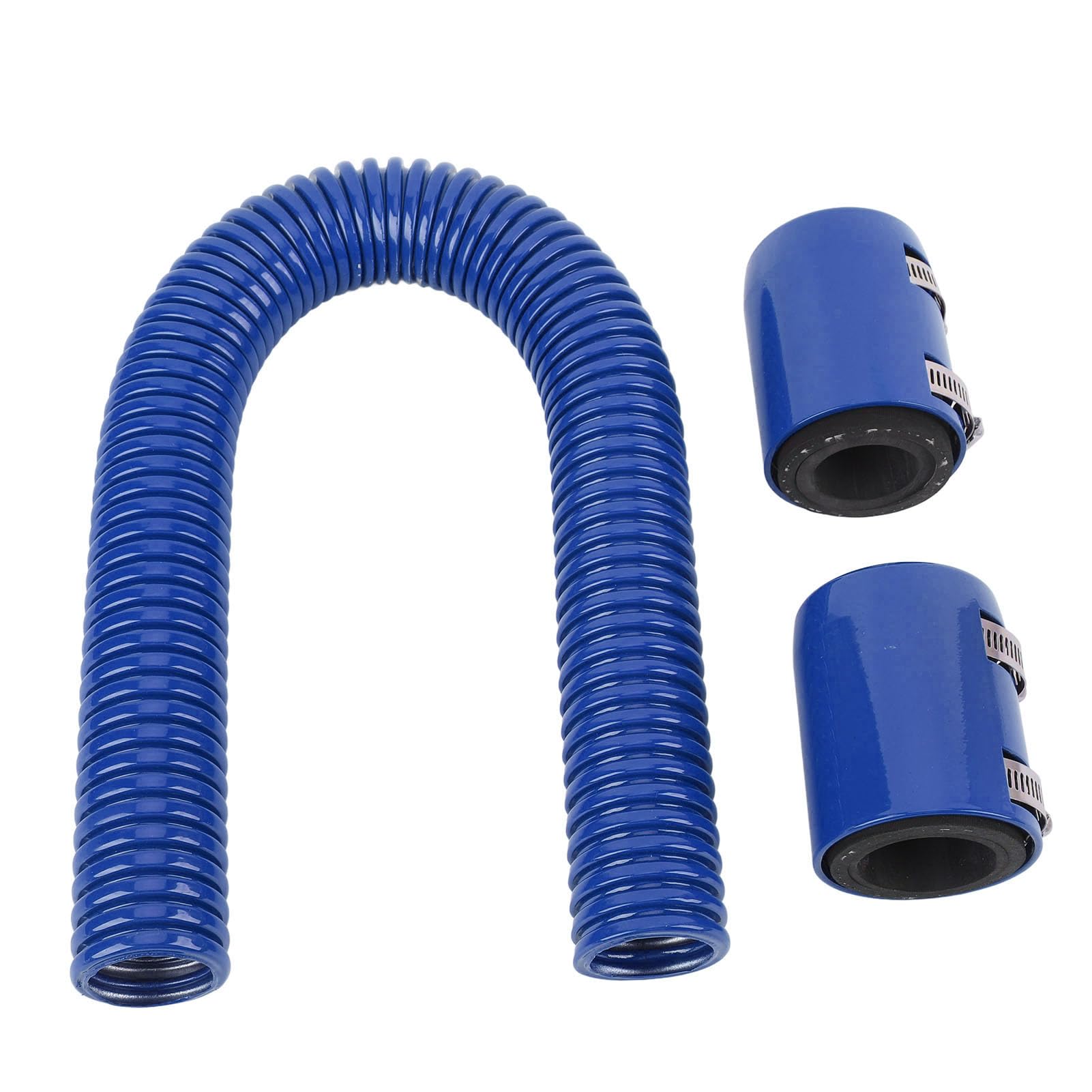 VGEBY Kit Tubo Flessibile del Liquido di Raffreddamento del Radiatore da 24 Pollici Kit Tubo Flessibile del Liquido di Raffreddamento del Radiatore in Acciaio Inossidabile con Morsetti Regolabili