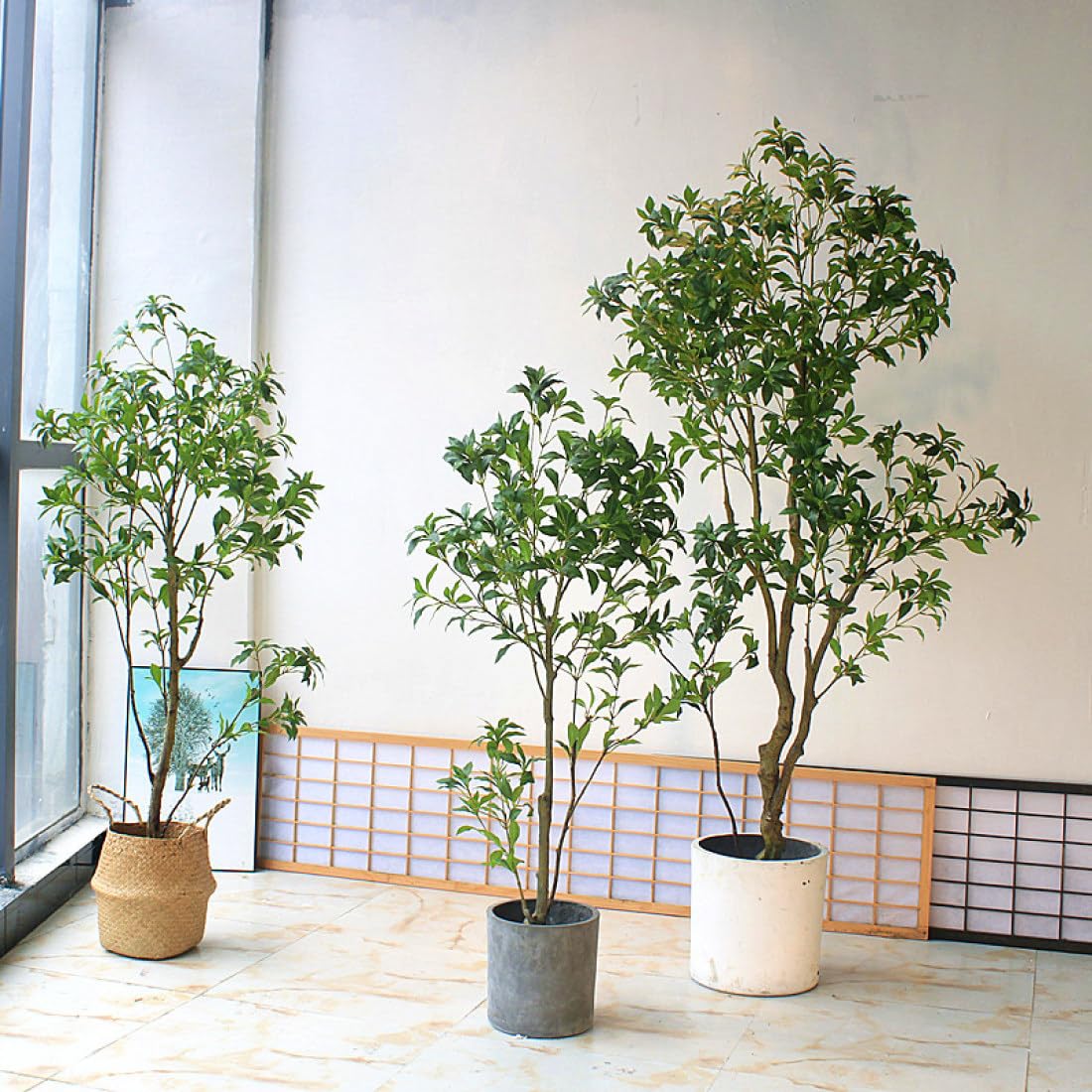人工観葉植物 約150cm 白い鉢付き 人工観葉植物 約150cm 白い鉢付き - メルカリ