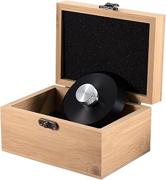 Nobsound Disc Stabilizer Record Weight Turntable LP Vinyl Clamp Vibration Damper POM
