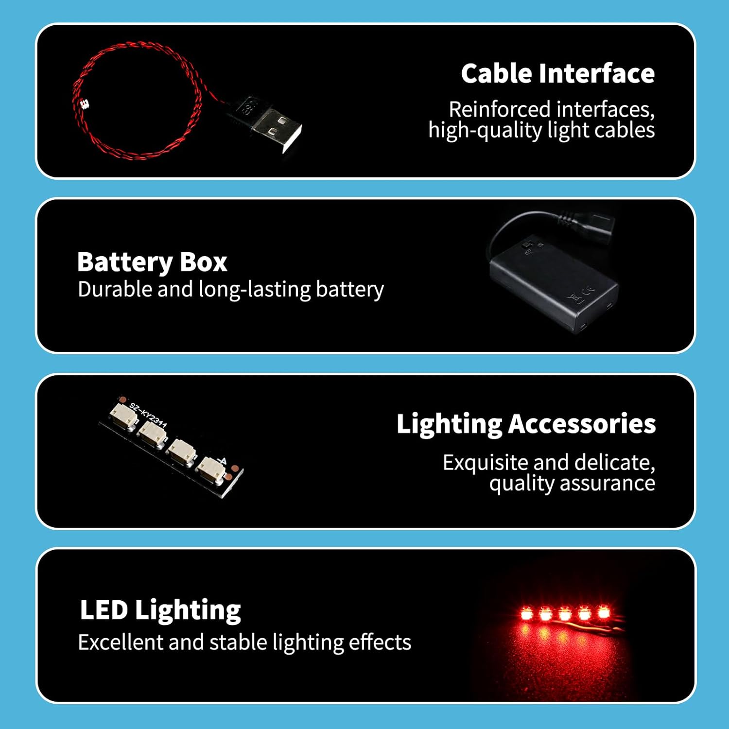 BrickSoul Led Light Kit for Lego Mustang Shelby Gt500, Compatible with Lego technic Ford Mustang Shelby gt500 42138 Building Set Lego Light Kit, Light Up Legos Mustang - NO Lego Blocks Set