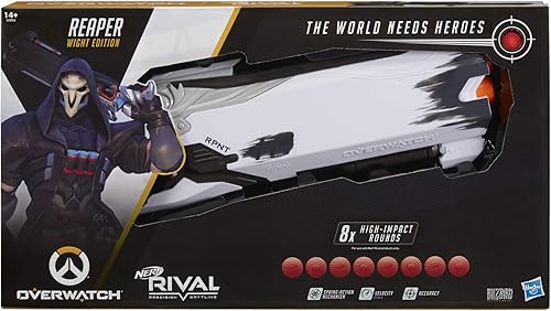Miniatura 6 de Nerf Overwatch Reaper Wight Edition Blaster, multicolor E5026102
