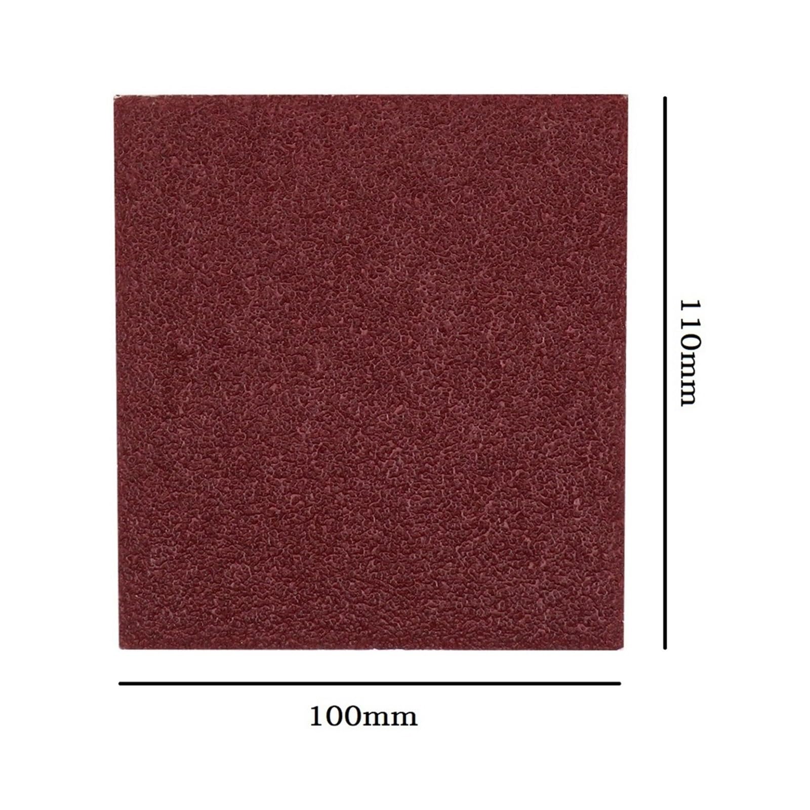 Carta vetrata, Dischi abrasivi, tamponi abrasivi, 10 Pezzi 110x100mm Carta vetrata tampone abrasivo 60-1000 Grana Carta vetrata Utensili abrasivi for lucidatura(400)
