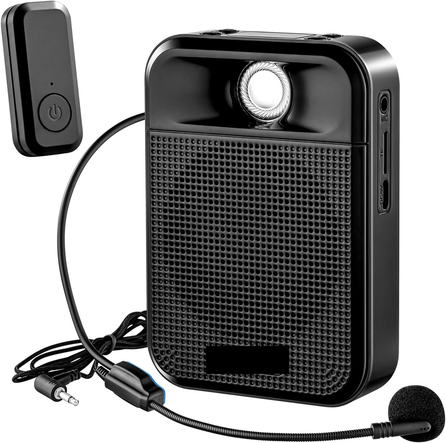 拡声器 1マイクロホンヘッドセットの有線/無線2のポータブルボイスアンプ10W Pa.Bluetoothを搭載したシステムラウドスピーカー/FM / MP3 プレゼンテーション、ツアーガイド、会議、コーチ