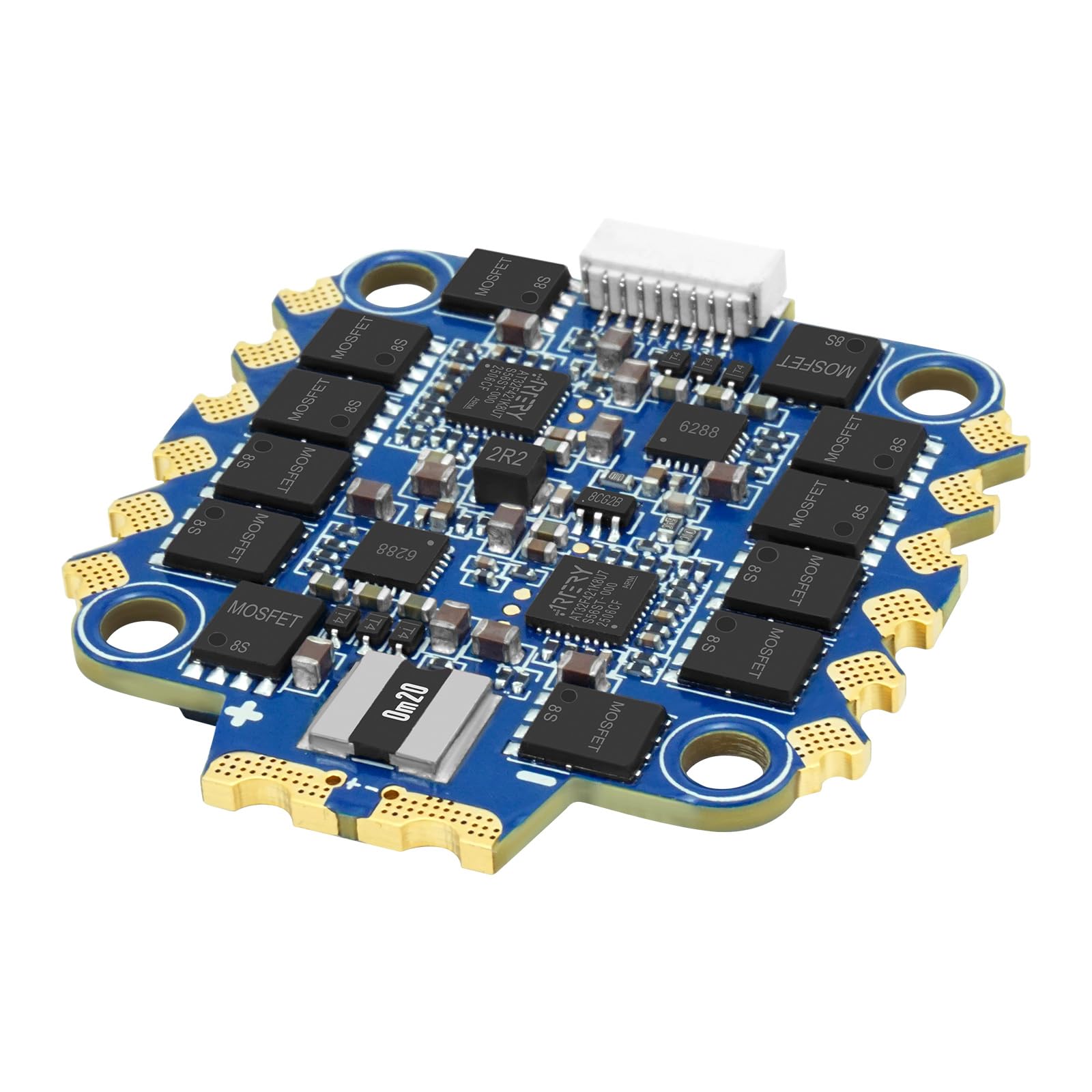 SQRC 70A ESC 4in1 Brushless Drehzahlregler 2-8S Electronic Speed Controller für FPV Racing Drones Freestyle - AM32