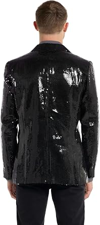 Suitmeister Sequins Christmas Blazer for Men - Slim Fit - Shiny New Years Party Jacket