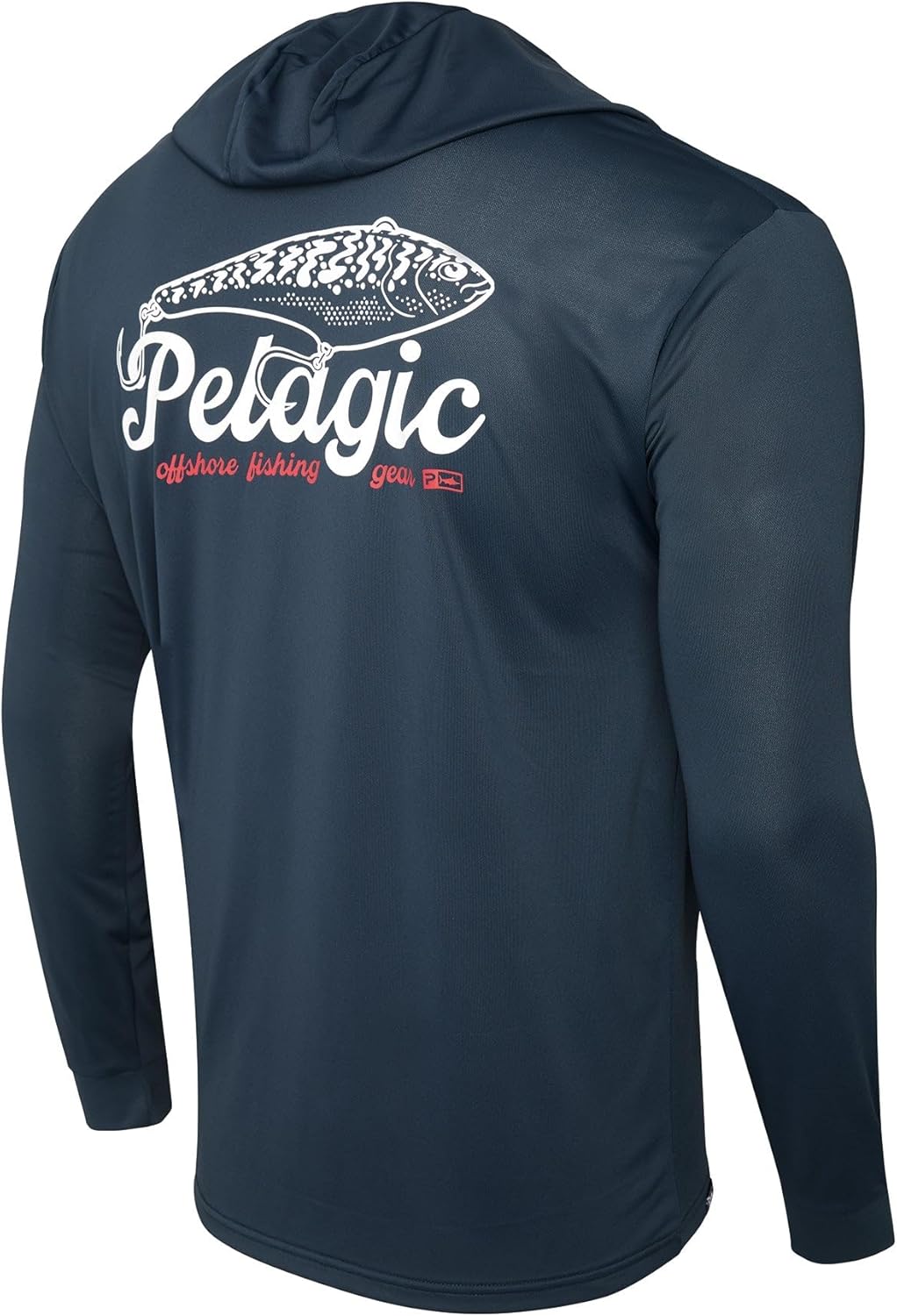 PELAGIC Apparel Men's Aquatek Hook Em Hooded Fishing Shirt