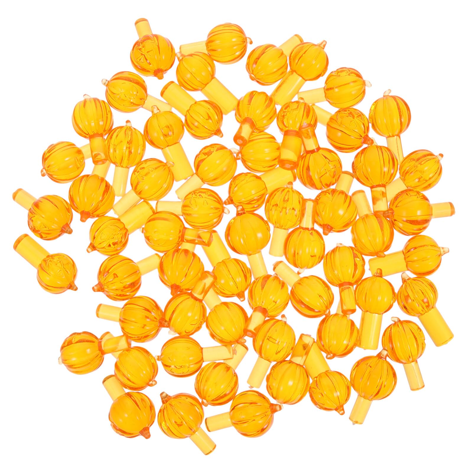 OSALADI 60pcs Pumpkin Light Bulbs Halloween Ceramic Tree Replacement Lights Bulbs Halloween Themed Tree Tops for Decorating Party Trees