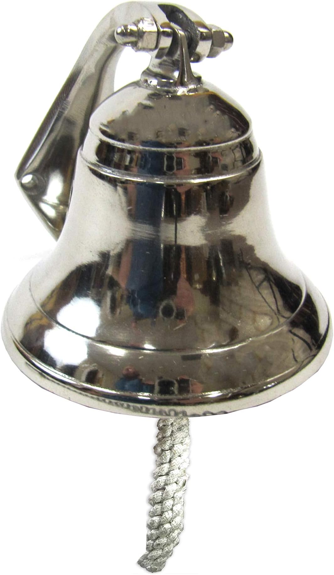 Coastal Space Designs Wall Hanging Ship Bell 4", Silver