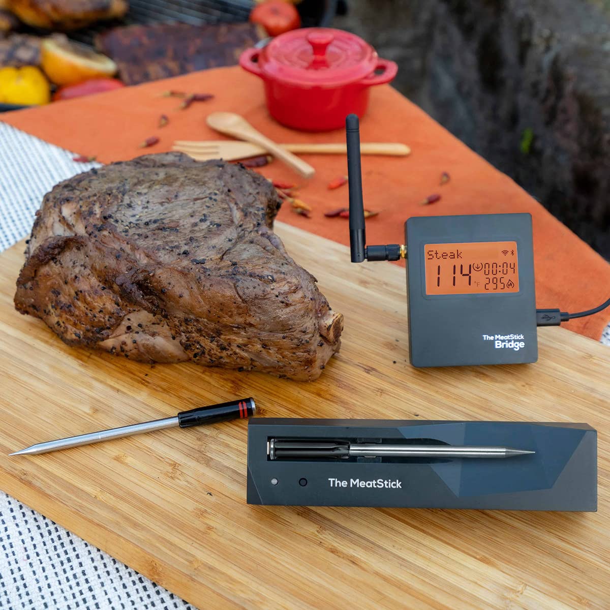 Wireless Meat Thermometer with Unlimited Range for France Ubuy