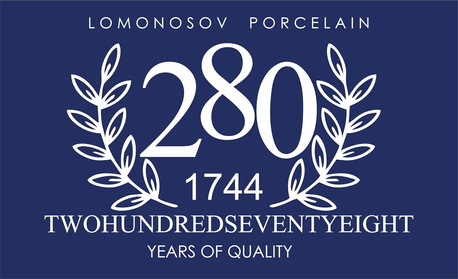 Lomonosov/Imperial Porcelain Bone China Wave Tea/Coffee Cup and Saucer Tiny Branches