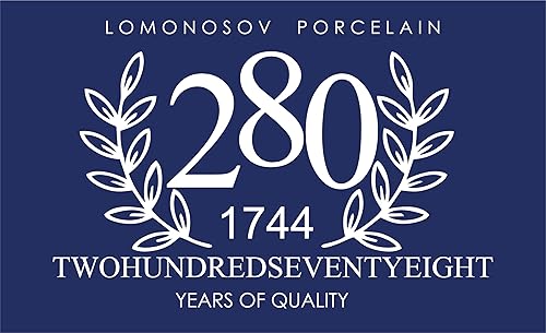 Miniatura 7 de LomonosovImperial Porcelana Hueso China Wave TéTaza de café y platillo Pequeñas Ramas