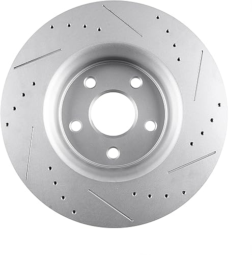 Miniatura 760 de Kits de frenos y rotores, rotores de freno SCITOO y 8 pastillas de cerámica para 08-12 para Chrysler Town & Country, 08-12 para Dodge Grand Caravan