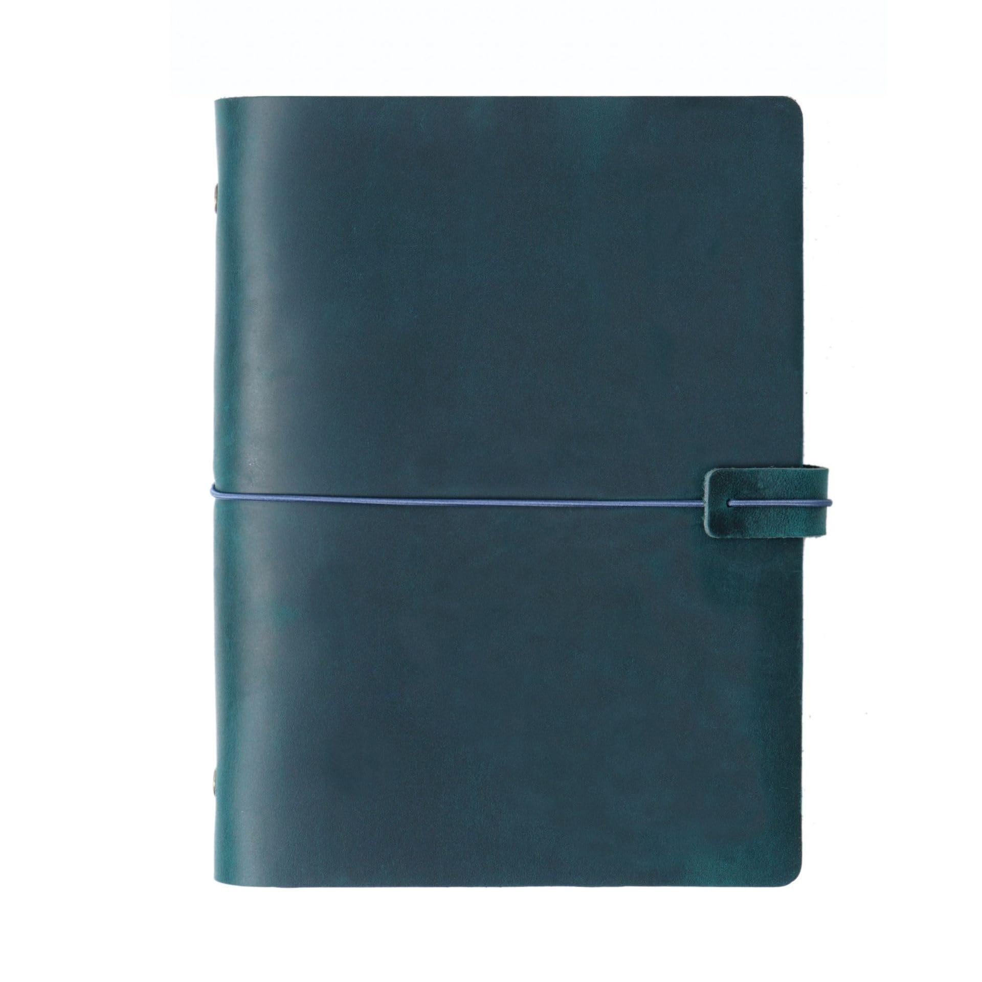 Carnet A5 cuir bleu rechargeable pour ne plus jamais perdre vos notes
