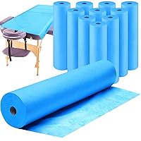 Vista 12 de Tudomro 2 rollos de sábanas desechables no tejidas para mesa de masaje, sábanas de masaje de tela no tejida, impermeable, cubierta de cama Negro