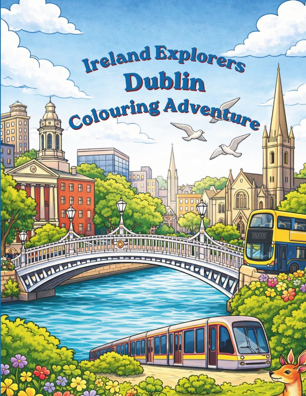 Ireland Explorers Dublin Colouring Adventure: Ireland Explorers Colouring Adventure Series: Book One in the Ireland Explorers Colouring Adventure Series