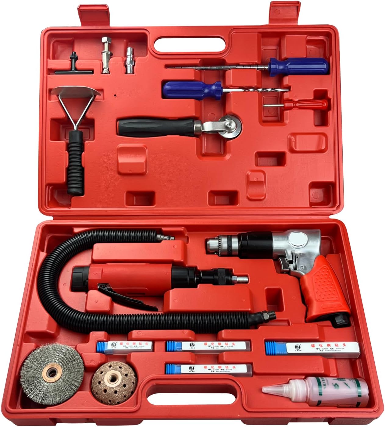 Air Tire Buffer Kit, Low Speed 2200rpm Air Die Grinder and