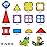 MAGBLOCK Magnetic Tiles Toys for Kids Magnet Building Tiles 100 Pcs Magnetic Blocks Preschool Building Sets Educational Toys for Toddlers Boys and Girls.